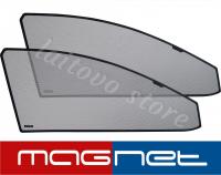 Lexus GS (2005-2011) комплект бескрепёжныx защитных экранов Chiko magnet, передние боковые (Стандарт)
